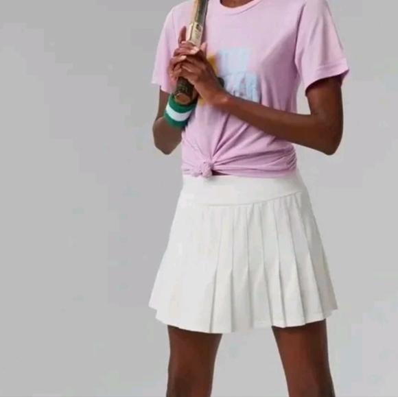 Tuckernuck Pants - 🆕️ Tuckernut Tnuck White & Fresh Buds Tennis Skirt sz Small